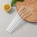 5 Piece Heat Resistant Glass Straws With Brush Reusable