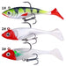 5 Piece Hengjia So071 t Tail Lead Fishing Lure Soft Bait