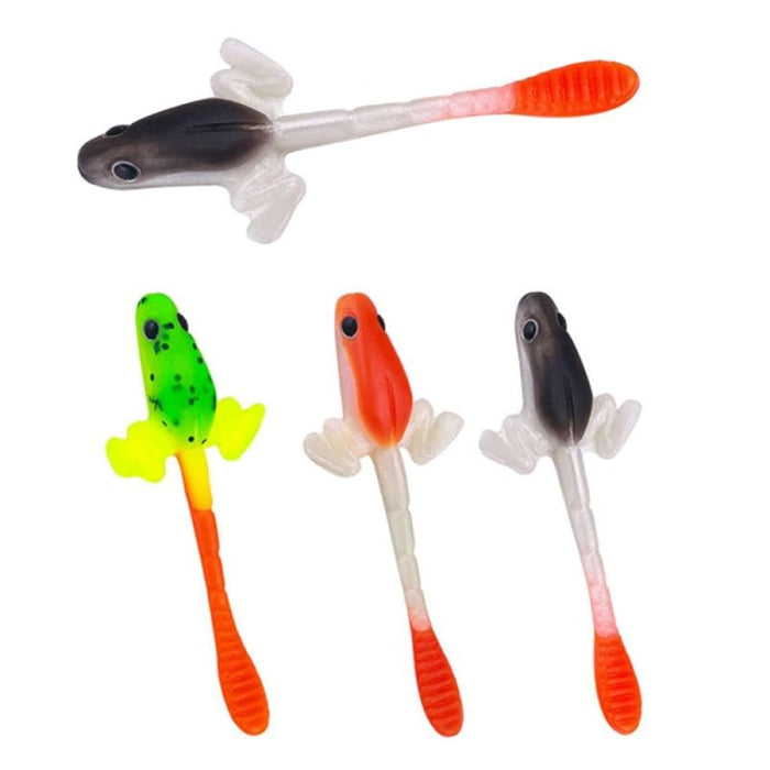 5 Piece Hengjia So176 Lua Toad Soft Bait Fishing Lures 7cm