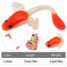 5 Piece Hengjia So176 Lua Toad Soft Bait Fishing Lures 7cm