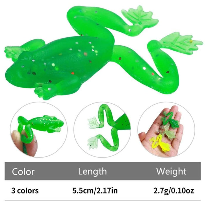 5 Piece Hengjia So193 Thunderfrog Soft Bait Fishing Lures