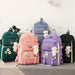 5 Piece Lightweight Girls Backpack Set