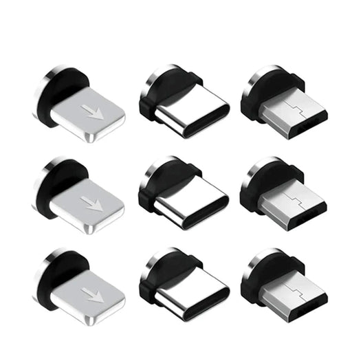 5 Piece Magnetic Phone Tips 360 Rotation Easy Charging