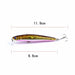 5 Piece Minnow Bionic Fake Bait 9.6cm/9.8g Plastic Floating