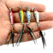 5 Piece Small Iron Plate Freshwater Bait 2.5cm 4g