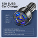 35w 5 Ports Usb Led Car Charger