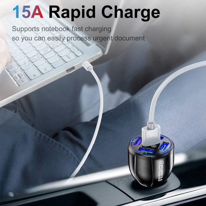 35w 5 Ports Usb Led Car Charger