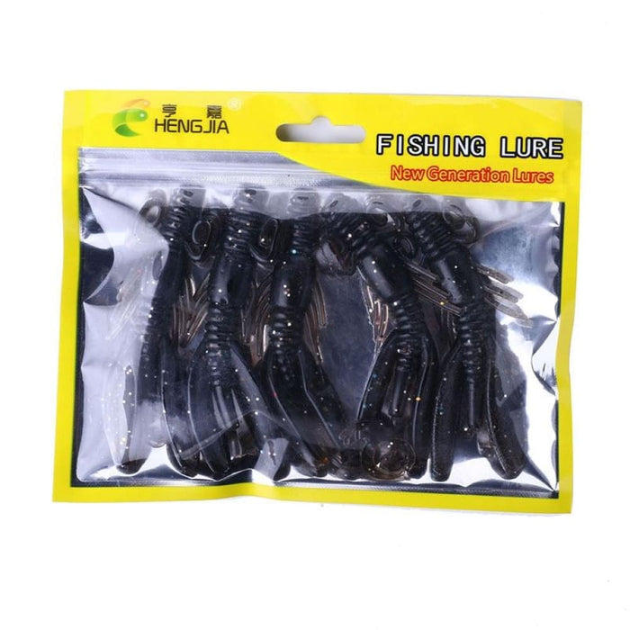 5 Shrimp Shaped Soft Fishing Bait 9cm/12g