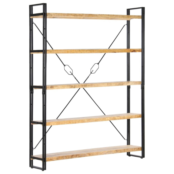 5-tier Bookcase Solid Mango Wood Xnlpnb