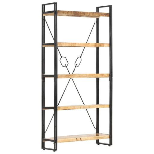 5-tier Bookcase Solid Mango Wood Xnlpno