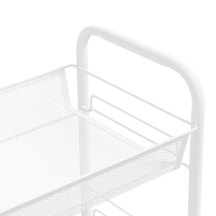 5-tier Kitchen Trolley White 46x26x105 Cm Iron Ttltxk