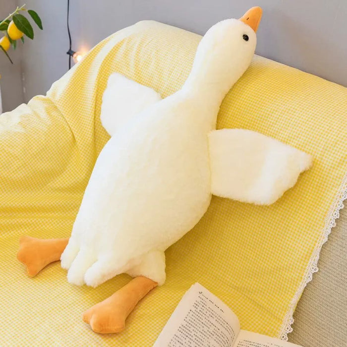 50 130cm Hot Goose Plush Stuffed Duck Sleeping Pillow Soft