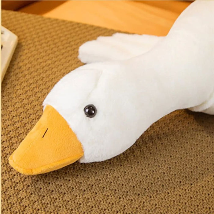 50/130cm Soft Plush Goose Sleeping Pillow For Kids