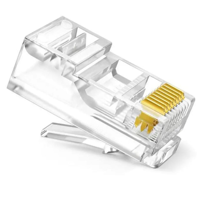 50 Cat6 Rj45 Connectors Unshielded Network Cable Crystal