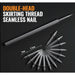 50 Double Headed Invisible Nails With Sleeve Tool