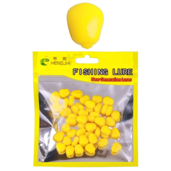 50 Piece Hengjia So183 Floating Water Corn Soft Bait