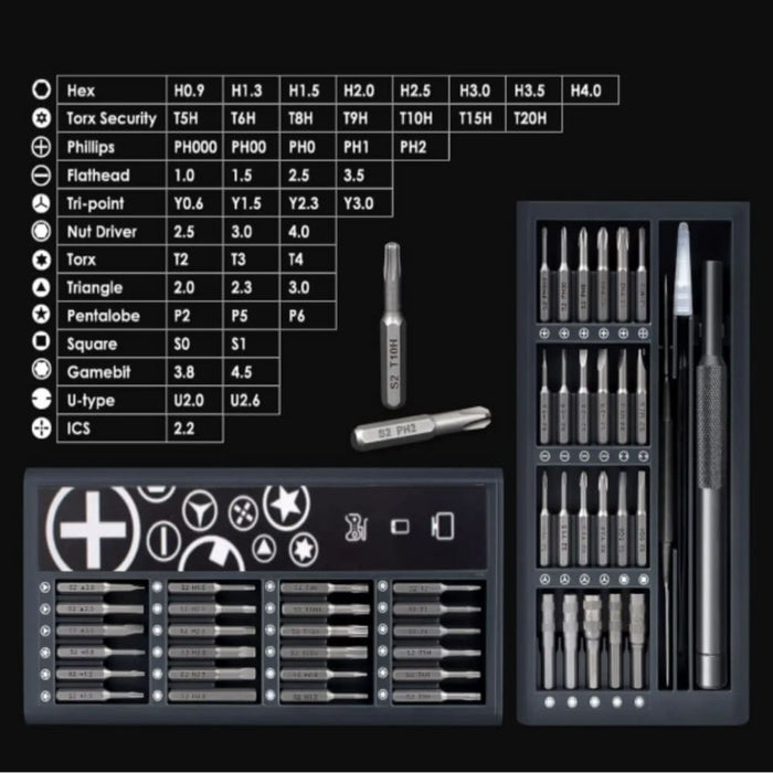 50 Piece Screwdriver Set For Laptop Mobile Repair