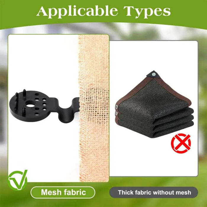 50 Shade Cloth Clips For Garden Sunblock Fabric