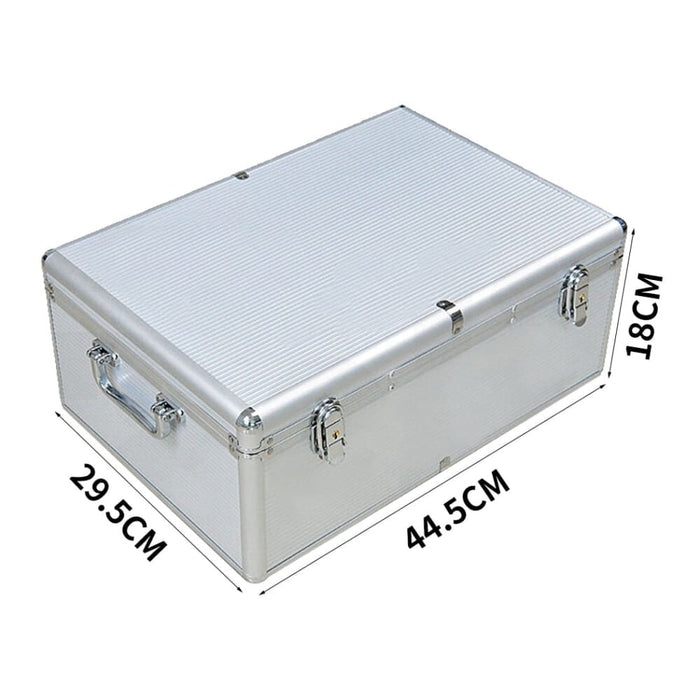 500 Discs Aluminium Cd Dvd Cases Bluray Lock Storage Box