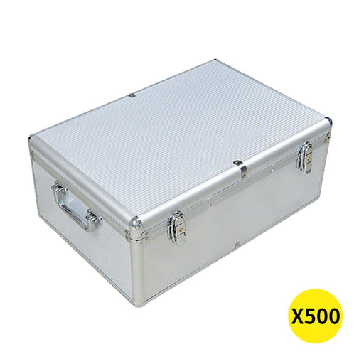 500 Discs Aluminium Cd Dvd Cases Bluray Lock Storage Box