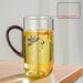 500ml Glass Coffee Mug With Wooden Handle