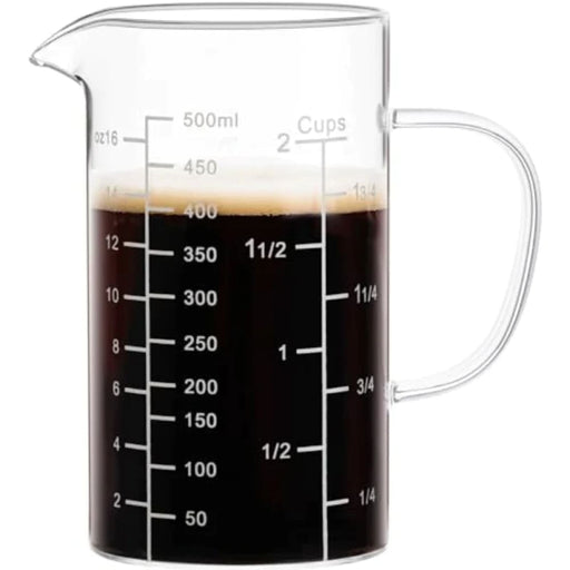 500ml Glass Milk Pitcher For Coffee Maker