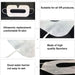 50/80/100pcs Cotton Cloth Face Protection Vr Eye Mask