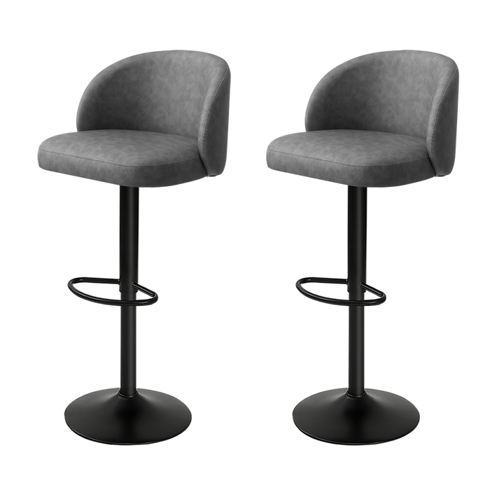 Goslash Picks Rolling Bar Stool - Grey 47Cm X 40Cm X 62Cm