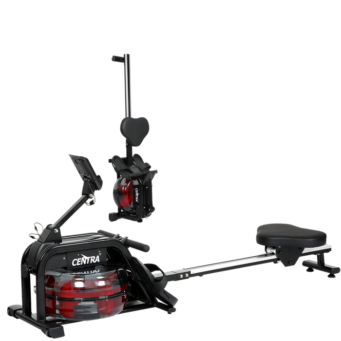 Water Rowing Machine - Black Red