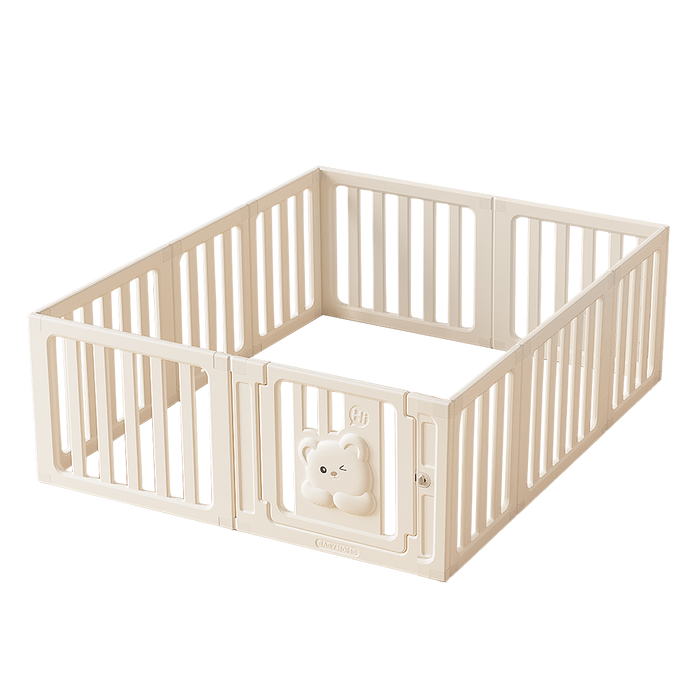 Goslash Picks Kids Playpen - White 156Cm X 186Cm X 61Cm