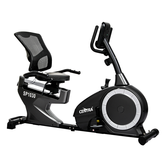 Recumbent Exercise Bike - Black Grey