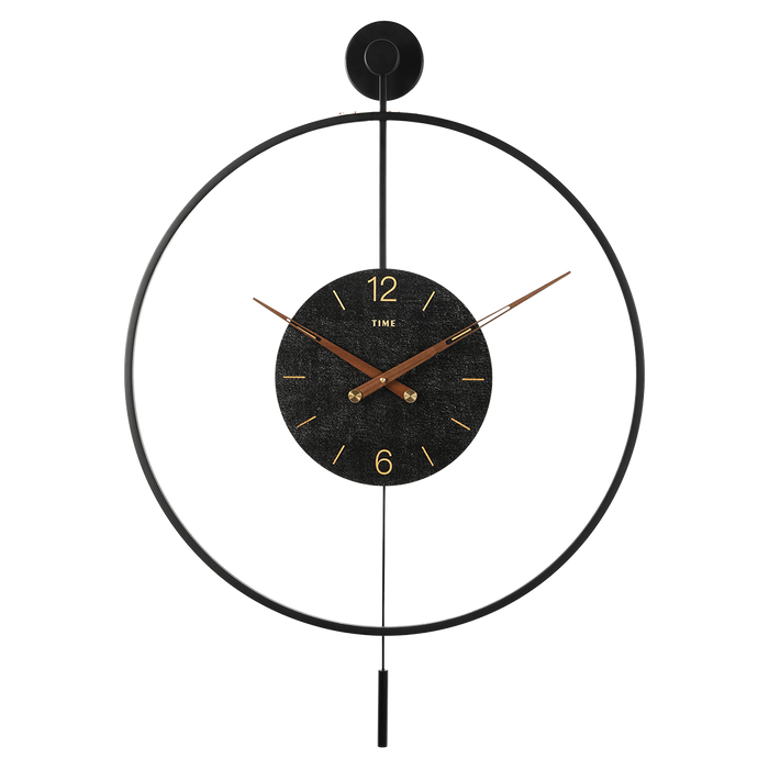 Goslash Picks Round Wall Clock 60Cm Large Modern Home Decoration