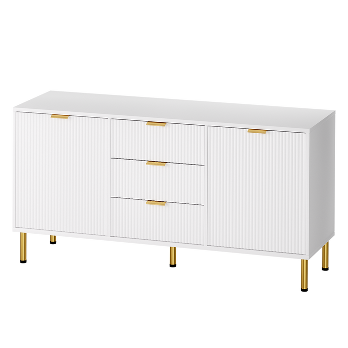 Buffet Sideboard - White Gold