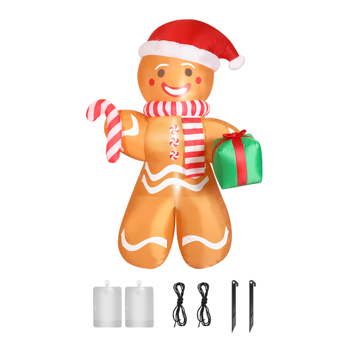 Goslash Picks Christmas Inflatable Outdoor Gingerbread Man 2.5M