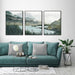 50cmx70cm Landscape 3 Sets Black Frame Canvas Wall Art