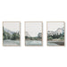 50cmx70cm Yosemite Valley National Park 3 Sets Wood Frame