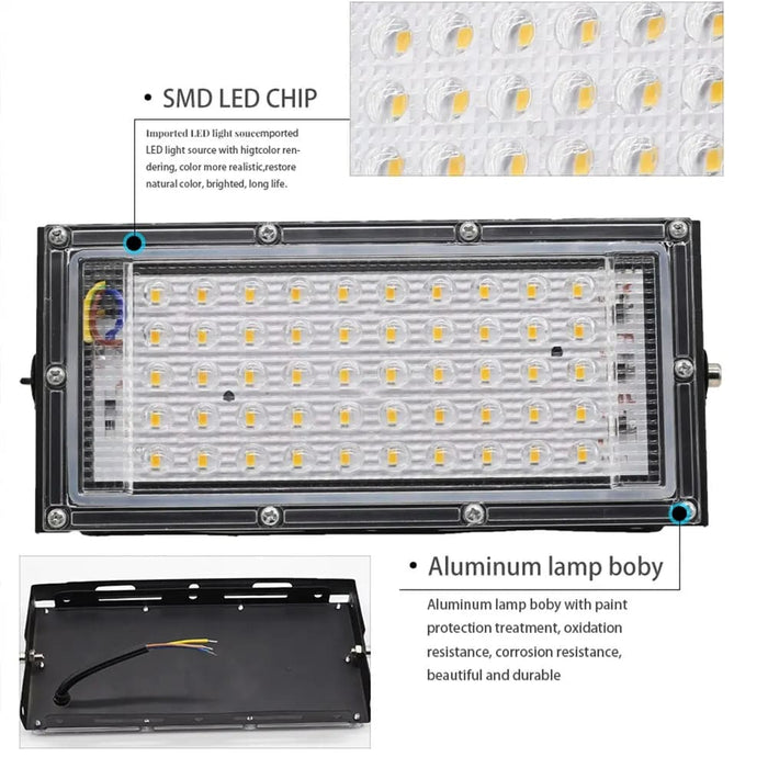 50w Outdoor Led Floodlight Ip65 Waterproof