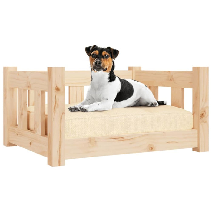 Dog Bed 55.5x45.5x28 Cm Solid Wood Pine Nttxpo