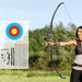 55lbs Bow Arrow Set Recurve Takedown Archery Hunting