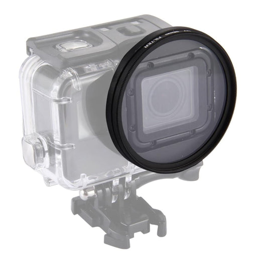 58mm 3 In 1 Round Circle Uv Lens Filter With Cap For Gopro