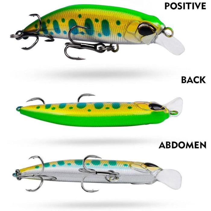 5cm Sinking Minnow Lure For Freshwater And Sea Bass Fishing