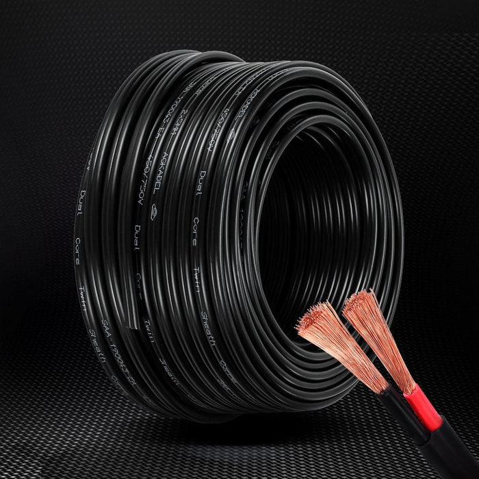 Goslash Picks 5mm 30m Twin Core Wire Electrical Cable