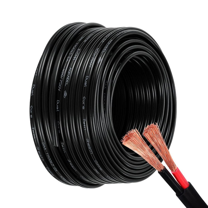 Goslash Picks 5mm 30m Twin Core Wire Electrical Cable