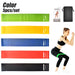 5pcs Elastic Body Shaping Slimming Stretch Resistance Band