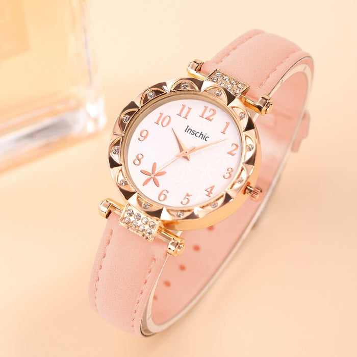 5pcs Set Fashion Women Business Watches Simple Ladies Dress