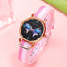 5pcs Set Fashion Women Watches Ladies Dress Nylon Quartz