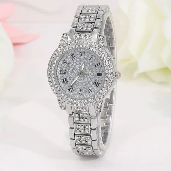 5pcs Jewels Set Watches Women Ladies Watch Simple Casual