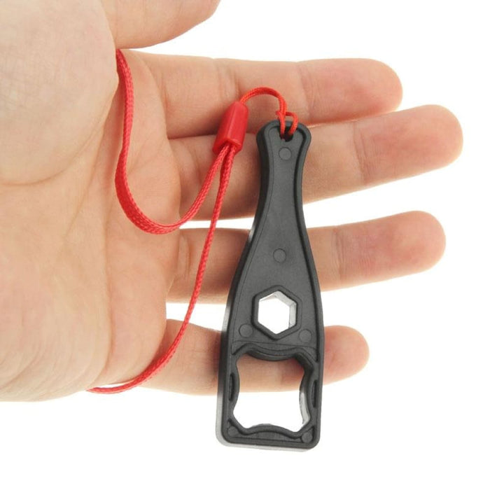 5pcs Plastic Screw Rod Cap Spanner Wrench With Lanyard