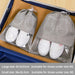 5pcs Shoe Storage Bag Thickened Non Woven Fabric Large