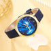 5pcs Set Women Starry Sky Dial Watch Brand Design Female